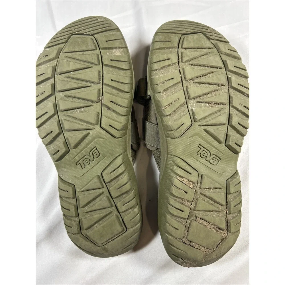 Teva Hurricane Verge Slide Men's Olive Sandals US 8 UK 7 No Box Used